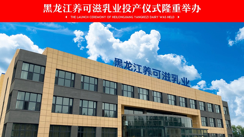 大庆市大同区区委区政府四大班子领导参加，黑龙江养可滋乳业投产仪式隆重举办
